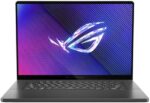 ASUS ROG Zephyrus G16 (2024) Gaming Laptop,16” 16:10 2.5K 240Hz/0.2ms,100% DCI-P3,OLED Display,GeForce RTX 4070,Intel® Core™ Ultra 9 185H,16GB RAM,1TB PCIe SSD,Wi-Fi 6E, Windows 11,GU605MI-DS91-CA