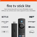 Amazon Fire TV Stick Lite with latest Alexa Voice Remote Lite (no TV controls), HD streaming device