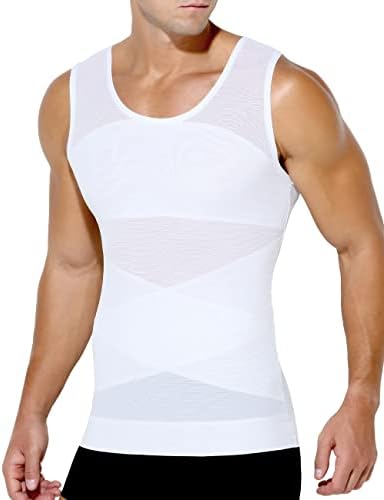 Arjen Kroos Gynecomastia Compression Shirt for Men Slimming Body Shaper Vest Trainer Undershirts Workout Tank Tops