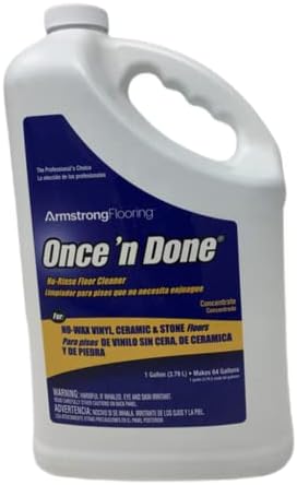 Armstrong 330408 Once 'N Done Concentrated Floor Cleaner, 1-Gallon