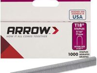 Arrow Fastener 187 7/16-Inch Genuine T18 Staples, 1,000-Pack