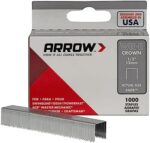 Arrow Fastener 608 1/2-Inch Wide Crown Swingline Heavy Duty Staples, 1,000-Pack