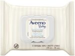 Aveeno Baby Baby Wipes for Sensitive Skin, Unscented Hand and Face, 25 Count