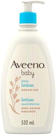 Aveeno Baby Daily Moisture Gentle Bath Wash & Shampoo with Natural Oat Extract, Hypoallergenic, Tear-Free & Paraben-Free Formula For Sensitive Hair & Skin, Lightly Scented, 532mL