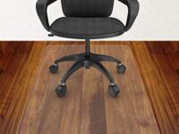 Azadx Home Office Chair Mat 30'' x 48'', Transparent Hardwood Floor Protector Rectangle, Desk Chair Mats for Hard Surfaces