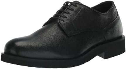 BOSS Mens Baird Grainy Leather Derby Shoe Oxford