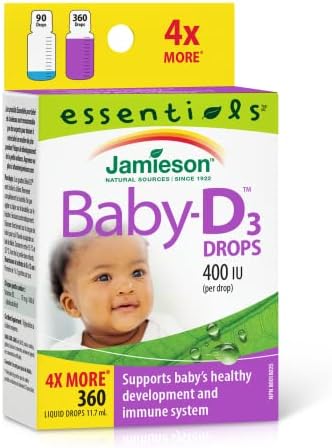 Baby-D - 400 IU Vitamin D3 Droplets, 11.7 ml (Pack of 1)