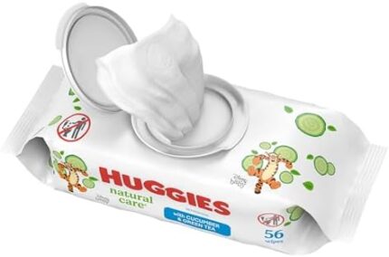 Baby Wipes, Huggies Natural Care Refreshing, SCENTED, Hypoallergenic, 1 Flip-Top Pack, 56 Count