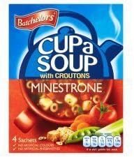 Batchelors Cup A Soup with Croutons Minestrone 4S by Premier Foods