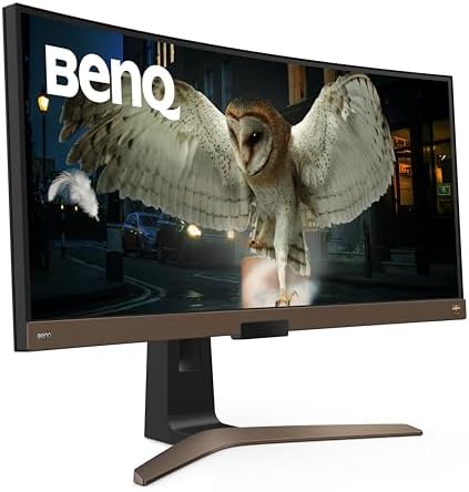 BenQ EW3880R 37.5 inch WQHD Curved Ultrawide Monitor Metallic Grey