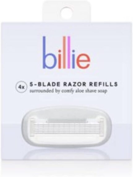 Billie Women's Razor Refill Blades 5-Blade Cartridges- 4 count