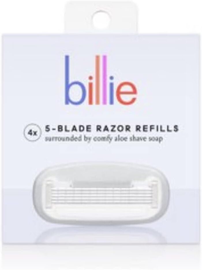 Billie Women's Razor Refill Blades 5-Blade Cartridges- 4 count