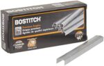 Bostitch STCR21151/4 B8 PowerCrown Premium Staples, 0.25" Leg, Full-Strip