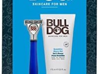 Bulldog Sensitive Skin Glass Razor With Razor Stand, and Sensitive Skin Shaving Gel 175ml, 1 count