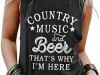 COLORFUL BLING Country Music Tank Tops Women Western Howdy Tees Vest Cowgirl Vacation Sleeveless Tops Concert Outfits