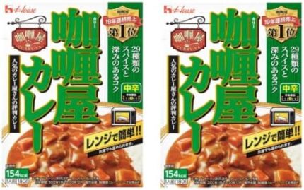 "CURRY-YA" Medium Spicy Curry Japanese Pre-Packaged Set 6.3oz 2pcs With MAIKO sticker Pio big bazar