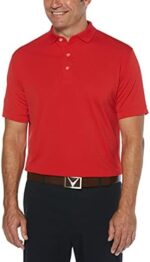 Callaway Mens Short Sleeve Opti-Shield Ottoman Golf Polo Shirt