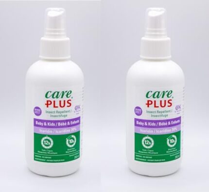 Care Plus® Insect Repellent- Icaridin Spray, 200ml Kids and Baby (2pack)