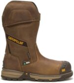 Caterpillar mens Excavator Superlite Pullon Waterproof Composite Toe CSA Construction Boot