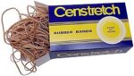 Censtretch Rubber Band 454g Box Stationery Office Supplies - natural