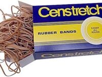 Censtretch Rubber Band 454g Box Stationery Office Supplies - natural