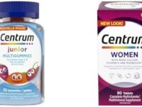 Centrum Junior Multigummies, Multivitamins, Gummies Kids Multivitamin, Gluten-Free & Women Multivitamins/Minerals Supplement, 90 Tablets (Packaging May Vary)