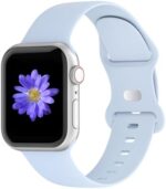 Cindgress Sport Band Compatible with 42mm 44mm 45mm 41mm 38mm 40mm Apple Watch for Women Men,Compatible with Soft Silicone iWatch Strap for Series SE 9 8 7 6 5 4 3 2 1