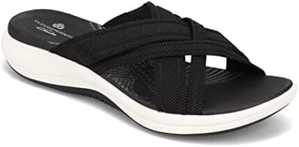 Clarks womens Mira Isle Slide Sandals Slide Sandal