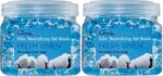 Clear Air Odor Eliminator Gel Beads - Air Freshener - Eliminates Odors in Bathrooms, Cars, Boats, RVs & Pet Areas - Made with Essential Oils - Fresh Linen Scent - 12 Ounce - 2 Pack