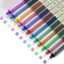 Color pen Pens Gel Pen Rolling Ball Pens RIANCY Colored Pens Quick Dry Ink 0.5 mm 12 Pcs Liquid Ink Multicolored Pens for Taking Notes Office Journaling Japanese Back to School Stationery Art Supply