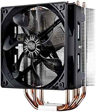 Cooler Master Hyper 212 Evo CPU Cooler (RR-212E-20PK-R2), 120mm PWM Fan, Aluminum Fins, 4 Copper Direct Contact Heat Pipes for AMD Ryzen/Intel