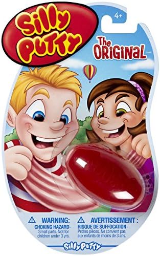 Crayola Original Silly Putty Egg, Original, Sticky Modelling Clay, Compounds, Giftable, Loot Bags, Kids, Ages 3, 4, 5, 6 and Up, Back to school, School supplies, Arts and Crafts, Gifting