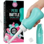 Cynpel Peri Bottle - Portable Travel Bidet - Labour and Pregnancy Hospital Bag Essentials - After Birth Recovery Tools for Postpartum New Mom - Perineal Spray Bottle Kit - Feminine Care - 12 Oz