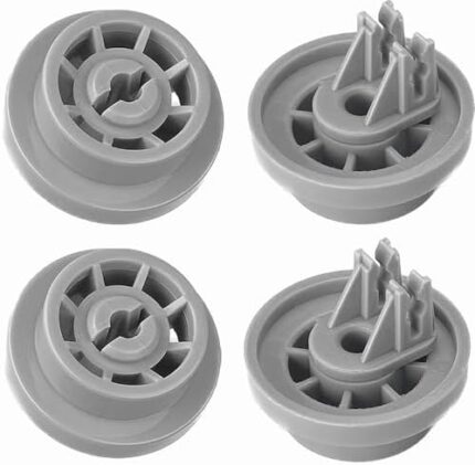 DD66-00023A DD61-00222A Dishwasher Wheels Lower Upper Rack Roller (4-Pack) - Compatible Replacement for Samsung Dishwasher