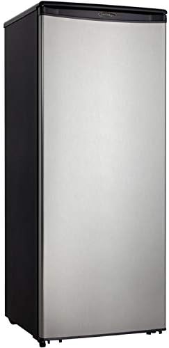 Danby Designer 11 Cubic Feet Refrigerator-Black Stainless Look