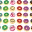 Donuts Erasers, 30pcs Food Erasers Lovely Cake Dessert Puzzle Erasers Toys Rubbers Pencil Erasers for Classroom Rewards Games Prizes Carnivals School Supply Random Style