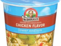 Dr. McDougall's Right Foods Vegan Chicken Flavor Noodle Soup, Light Sodium, 1.4-Ounce Cups (Pack of 6) ( Value Bulk Multi-pack)