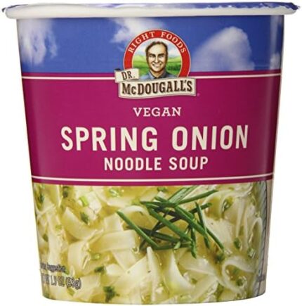 Dr. McDougall's Right Foods Vegan Spring Onion Noodle Soup, 1.9-Ounce Cups (Pack of 6) by Dr. McDougall's Right Foods [Foods]