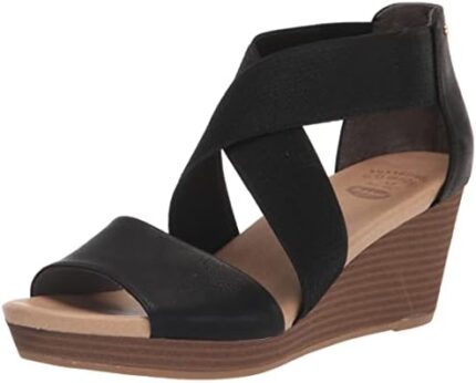 Dr. Scholl's Shoes womens Barton Band Wedge Sandal Wedge Sandal