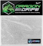 Dragon Grips 5x7 Clear Grip Tape Decal Stickers for iPhone Tablet Mouse Computer Textured Silicone Rubber Traction Grip Adhesive Great for Gaming Mouse Controllers and RC Vehicle Controls (Clear)