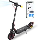 EVERCROSS EV10K PRO App-Enabled Electric Scooter, Electric Scooter Adults with 500W Motor, Up to 19 MPH & 22 Miles E-Scooter, Lightweight Folding Electric Scooter for Adults with 10'' Honeycomb Tires