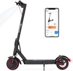 EVERCROSS Electric Scooter, Electric Scooter Adults with 350W Motor, Up to 19 MPH & 19 Miles E-Scooter, Lightweight Folding Electric Scooter for Adults with 8.5'' Solid Tires & APP Control