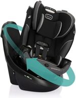 Evenflo Revolve360 Slim 2-in-1 Rotational Car Seat (Canton Black)