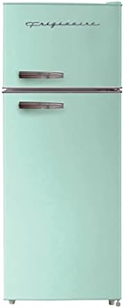 Frigidaire EFR753-MINT 2 Door Apartment Size Refrigerator with Freezer, 7.5 cu ft, Retro, Mint