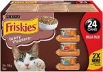 Friskies Gravy Pleasers Wet Cat Food, Chicken Variety Pack 3 Flavours - 156 g Can (24 Pack)