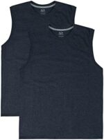 Fruit of the Loom mens Eversoft Cotton Sleeveless Tees, Tank Tops & Muscles, Moisture Wicking & Breathable, Sizes S-4x