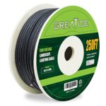 GREATIDE 12/2 Low Voltage Landscape Lighting Wire, Outdoor Direct Burial Cable, 12 Gauge 2 Conductor, 250 Feet