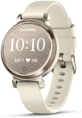 Garmin Lily 2, Small and Stylish Smartwatch, Hidden Display, Patterned Lens, Up to 5 Days Battery Life, Coconut