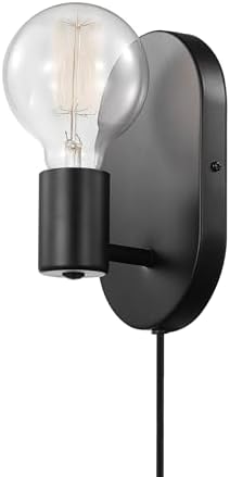 Globe Electric 51488 Novogratz Wall Sconce, Matte Black