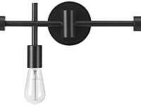 Globe Electric Hollins 18'' 3-Light Vanity Light, Matte Black